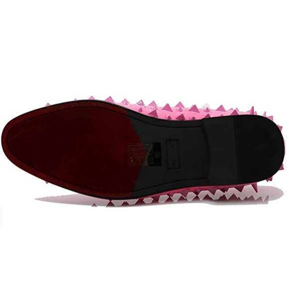 Men's Vintage Spike Dress Loafers Slip On Fashion Shoes Classic Tuxedo Dress sdp - Picture 7 of 7